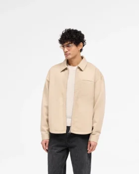Cotton Zip Through Shirt