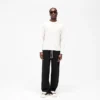 Initial Sheer Rib Long Sleeve T-Shirt