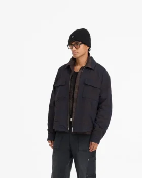 Wadded Zip Overshirt